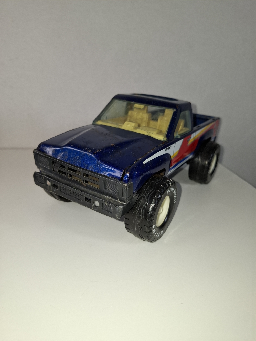 Vintage 90's Blue Red 4x4 Toy Pickup Truck - Kids Toy - Picture 6 of 11
